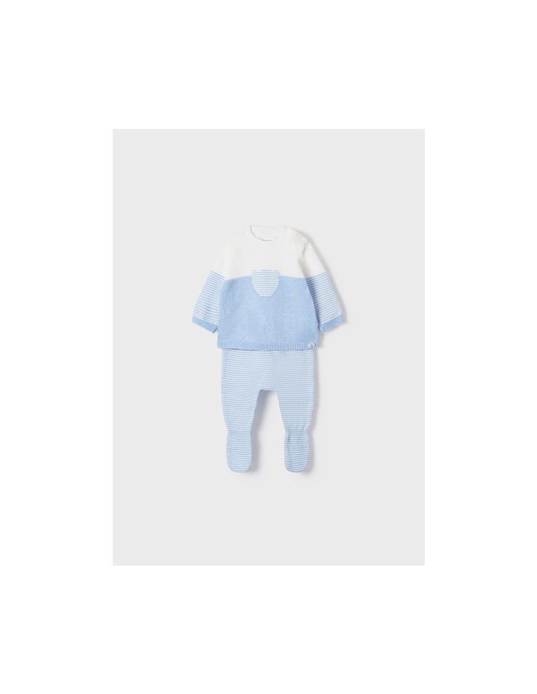 Conjunto 2 piezas para bebé nilo MAYORAL MODELO 1595 Color 38 Dream blue