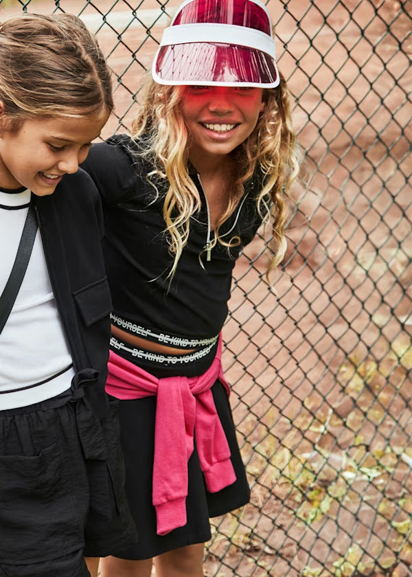 Conjunto falda y polo niña