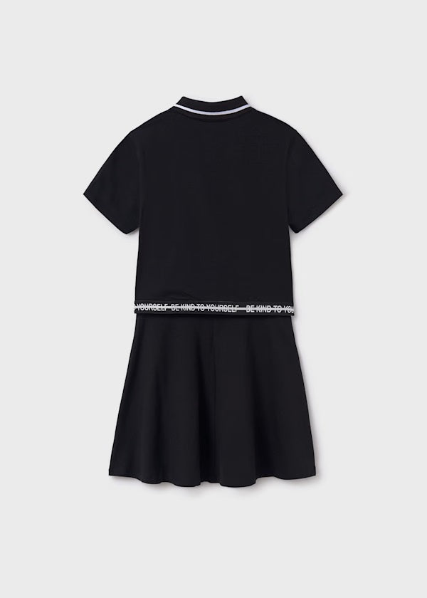 Conjunto falda y polo niña