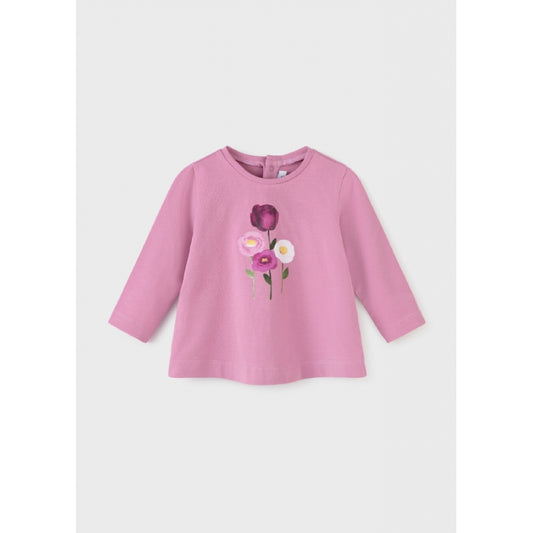 Camiseta Bebé Niña Sku 2085 Color 83 Malva