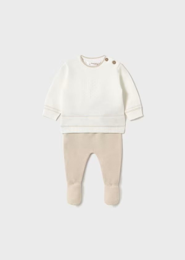 Conj. polaina tricot