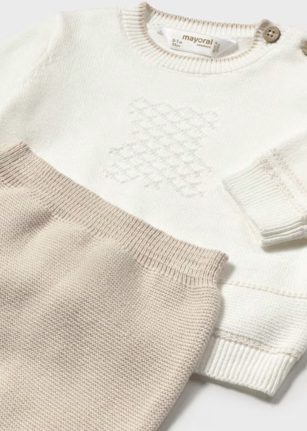 Conj. polaina tricot