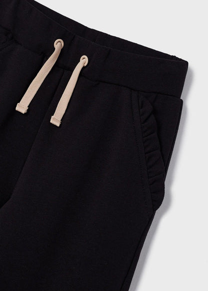 Conjunto pants 2 piezas con sudadera estampada para niña Art. 23-03851-029 Negro