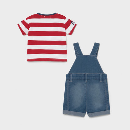 Peto para bebé niño Conjunto 2 pz MAYORAL MODELO 1655 Color 4 Tomate