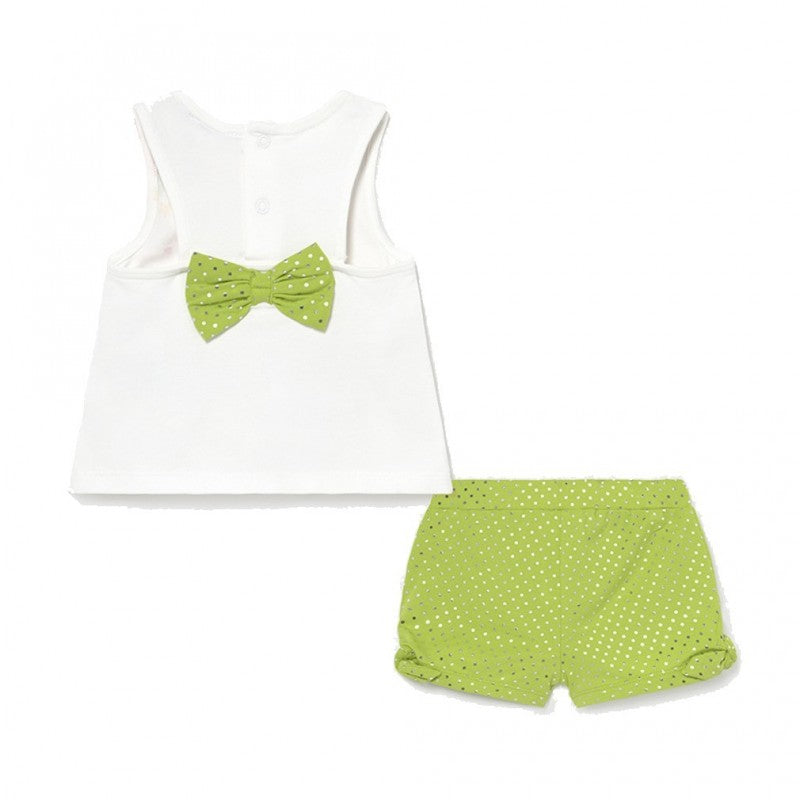 Conjunto 2 Pz Niño Short SKU 1231 Color Pistacho