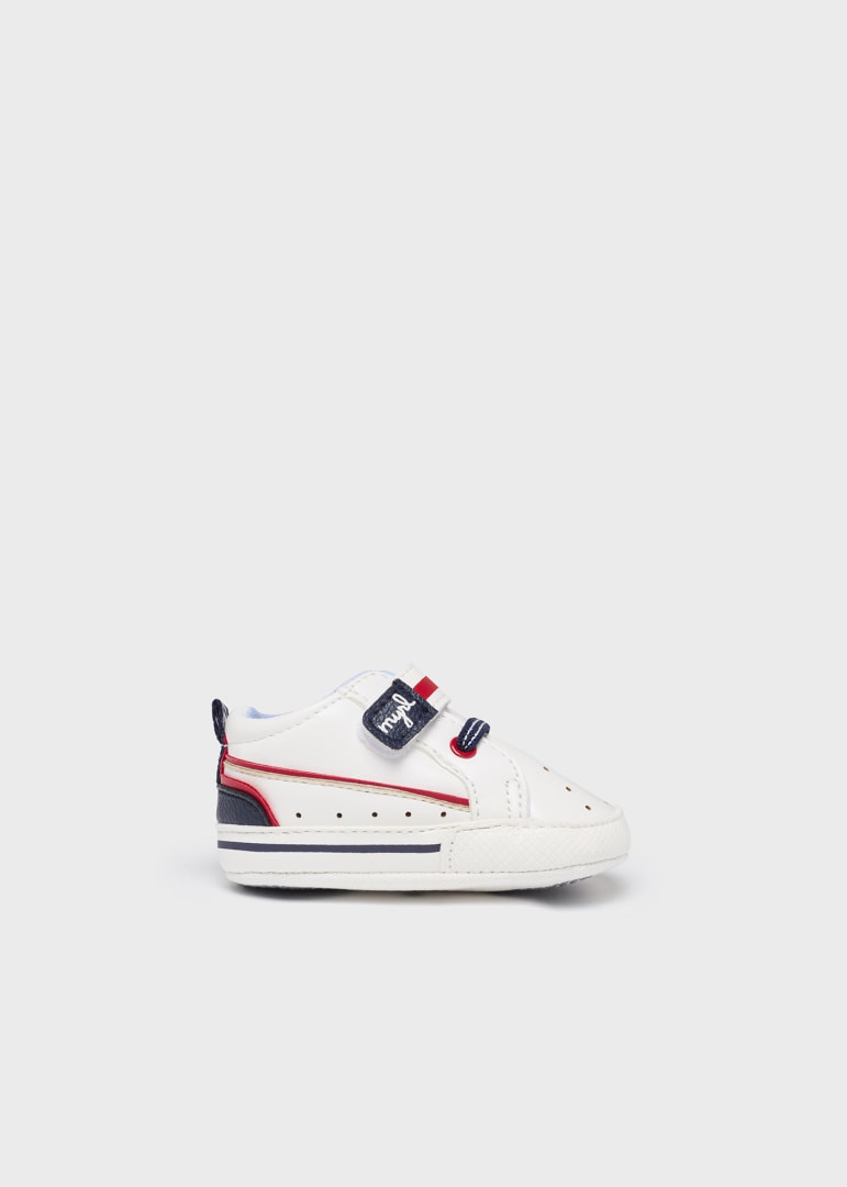Deportiva con doble velcro para recién nacido Art. 23-09623-010 Blanco