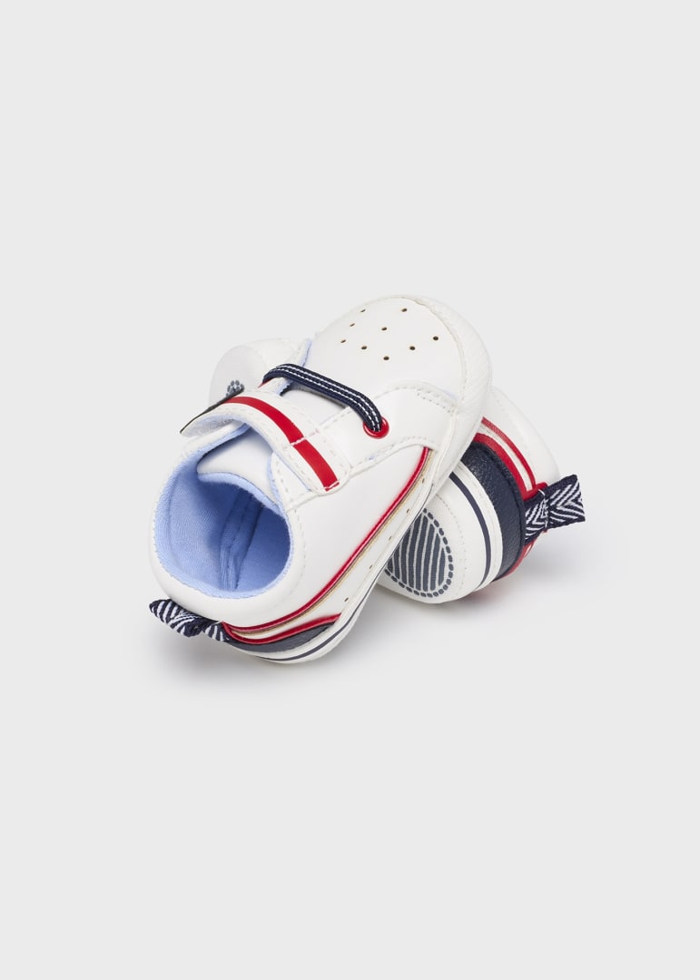 Deportiva con doble velcro para recién nacido Art. 23-09623-010 Blanco