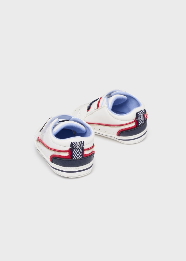 Deportiva con doble velcro para recién nacido Art. 23-09623-010 Blanco