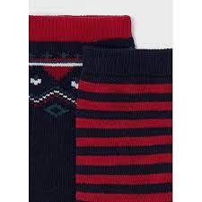 Set 2 Calcetines Antideslizantes MAYORAL SKU 10323 23 Rojo