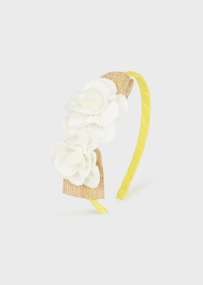 Diadema con aplique floral para bebé Ref. 23-10424-058 Mimosa