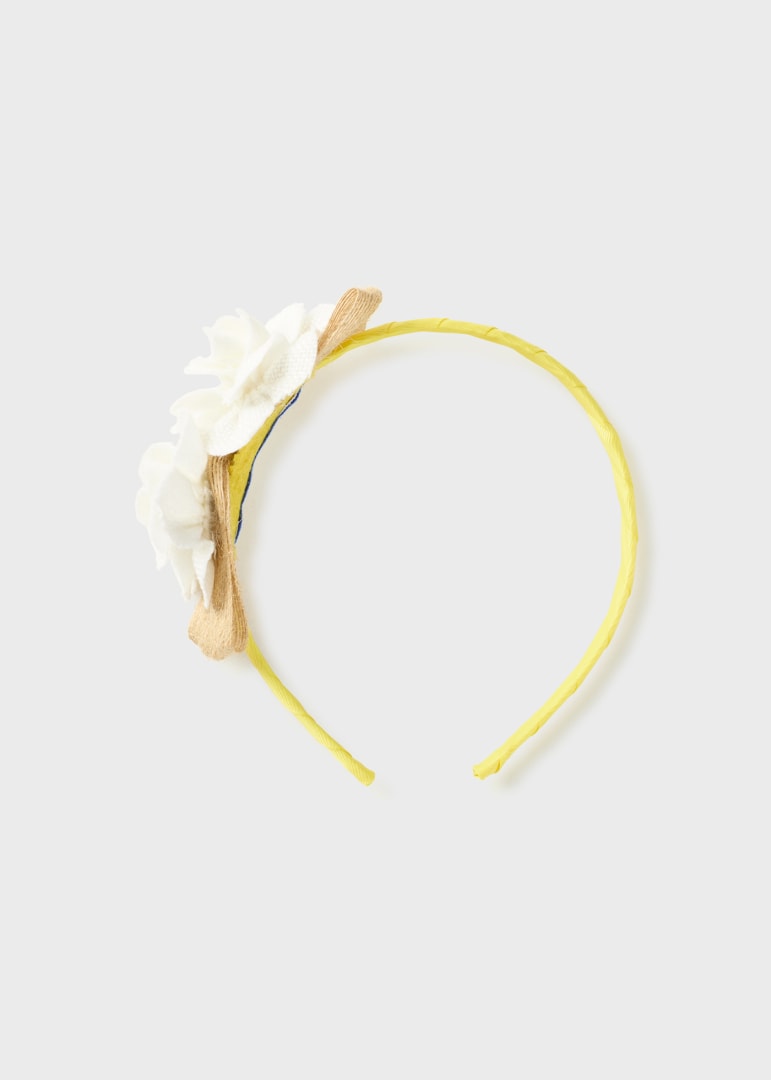 Diadema con aplique floral para bebé Ref. 23-10424-058 Mimosa