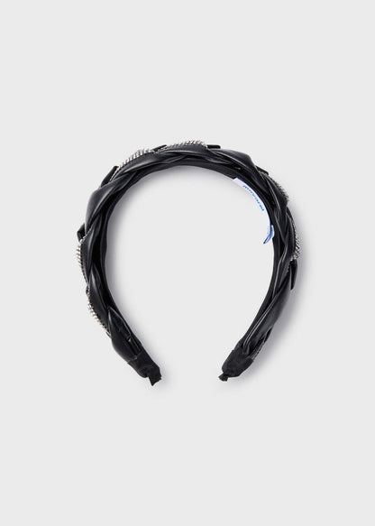 Diadema trenzada para niña Art. 23-10486-011 Negro