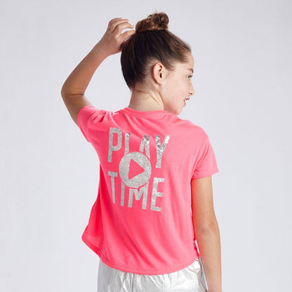 Camiseta deportiva para chica MAYORAL Ref. 21/6019/70 Rosa fluor