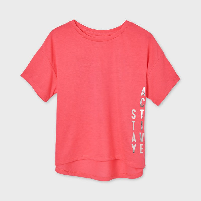 Camiseta deportiva para chica MAYORAL Ref. 21/6019/70 Rosa fluor