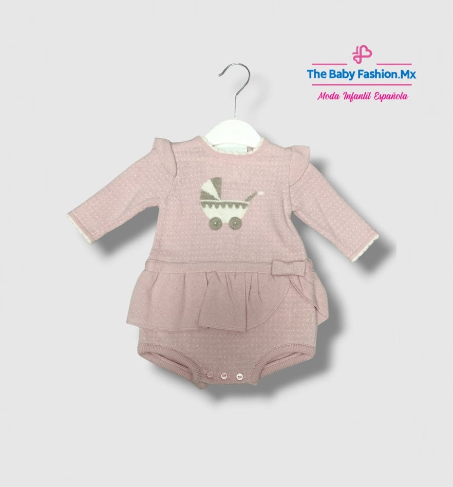 Mono Tricot para bebe Alta Costura DR KID Ref. DK181/246 Rosado
