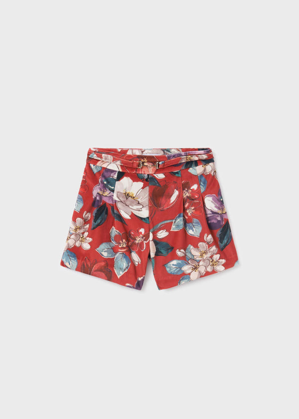 Falda pantalon estampada MAYORAL Ref. 13/7953/3 Rojo