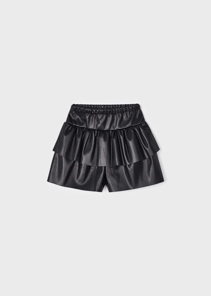 Falda-pantalón polipiel niña MAYORAL Ref. 13-04908-080 Negro