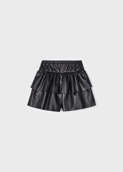 Falda-pantalón polipiel niña MAYORAL Ref. 13-04908-080 Negro
