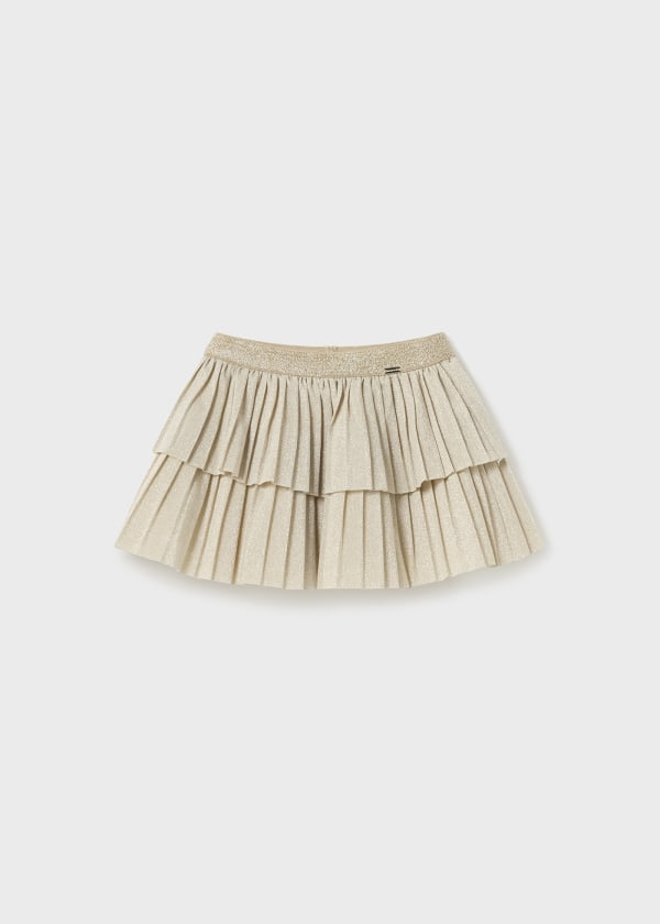 Falda plisada MAYORAL Ref. 13/2968/25 Champagne