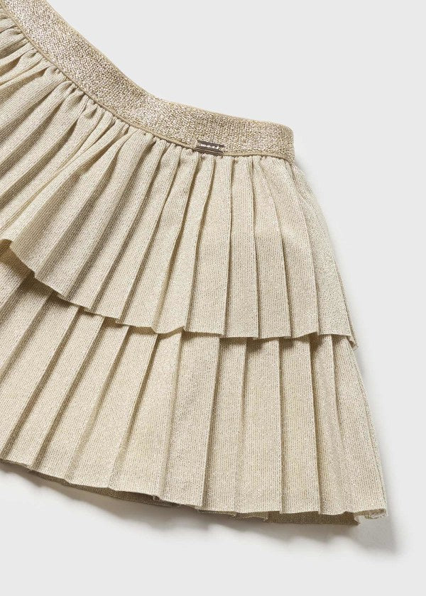 Falda plisada MAYORAL Ref. 13/2968/25 Champagne
