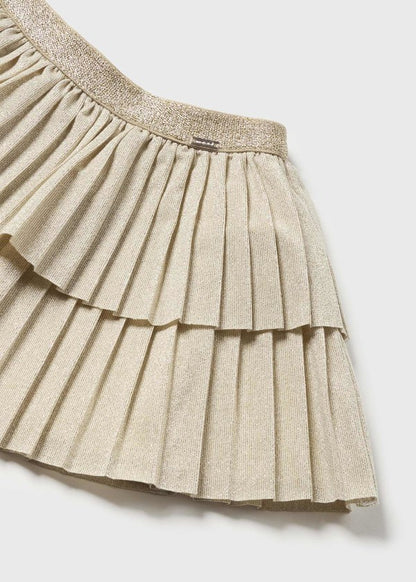 Falda plisada MAYORAL Ref. 13/2968/25 Champagne