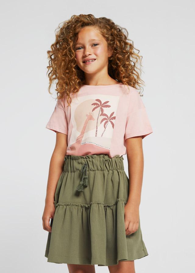 Falda Crepe Sku 6951 Color Alga