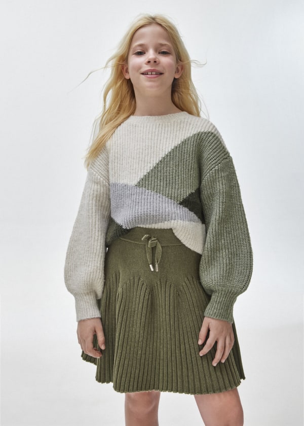 Falda tricot MAYORAL Ref. 13/7951/58 Musgo vig