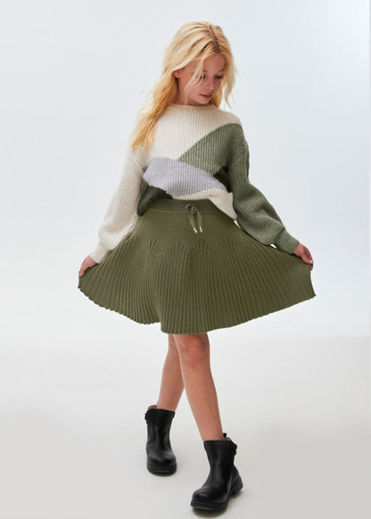 Falda tricot MAYORAL Ref. 13/7951/58 Musgo vig