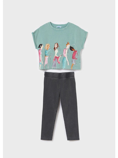 Conjunto 2 Pz Leggings para niña MAYORAL Ref. 22/6741/39 Agata