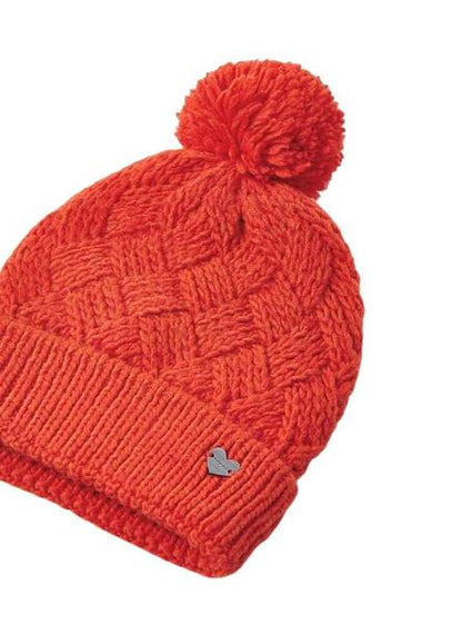 Gorro pompón niña Ref. 13-10602-054 Naranja