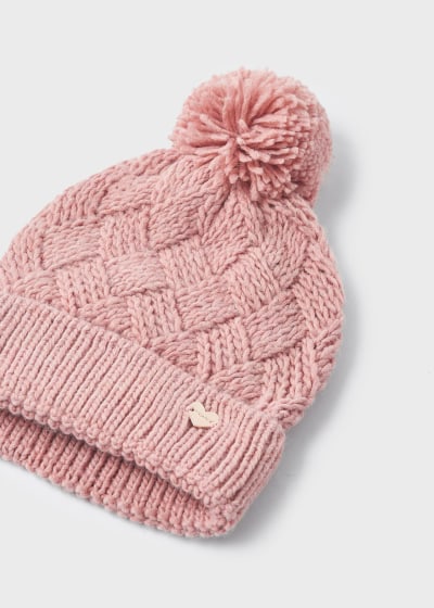 Gorro pompón niña Ref. 13-10602-055 Nude