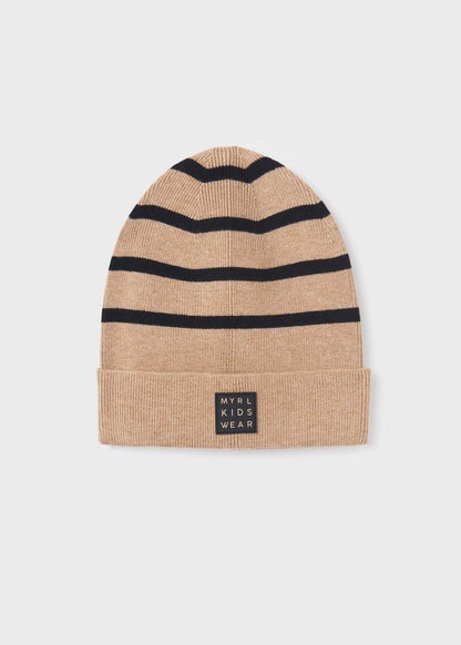 Gorro rayas chica  MAYORAL Ref. 13-10643-027 Galleta vi