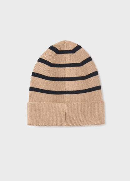 Gorro rayas chica  MAYORAL Ref. 13-10643-027 Galleta vi