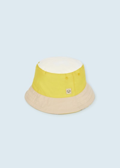 Gorro reversible con estampado para bebé Sku 10406 Color 64 Limon