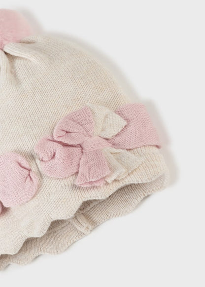 Gorro tricot Better Cotton recién nacido  Ref. 13-09672-053  Milk Vig