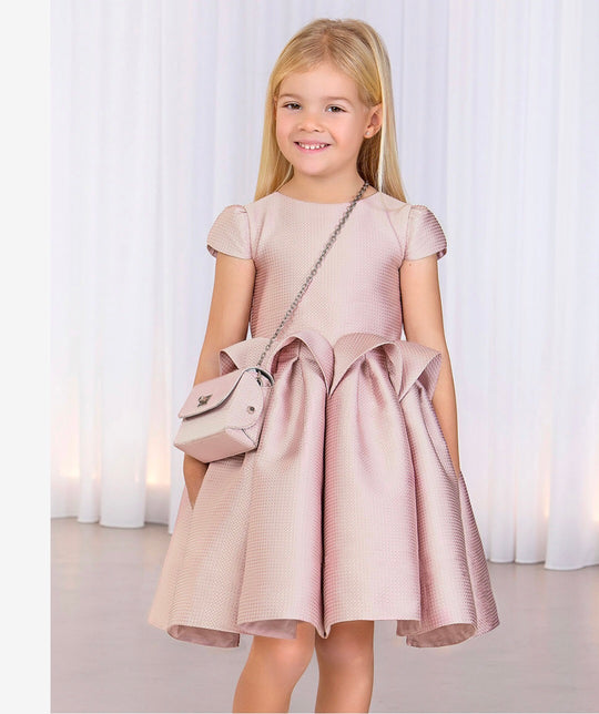 Vestido Jacquard Fantasia ABEL & LULA SKU 5517 Color Rosa