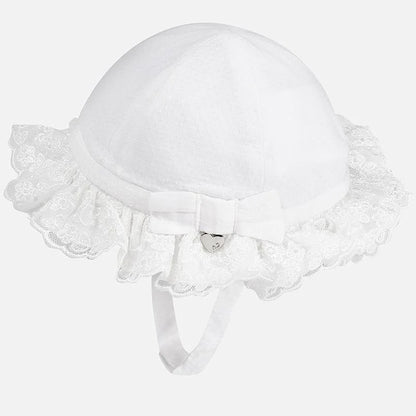 Gorro Bebe Niña MAYORAL SKU 9097 Color 38 Crudo