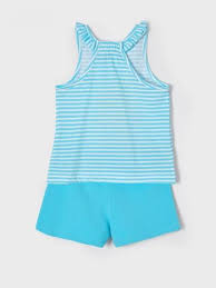 Conjunto 2 Piezas Blusa Short Sku 3284 Color 73 Turquesa