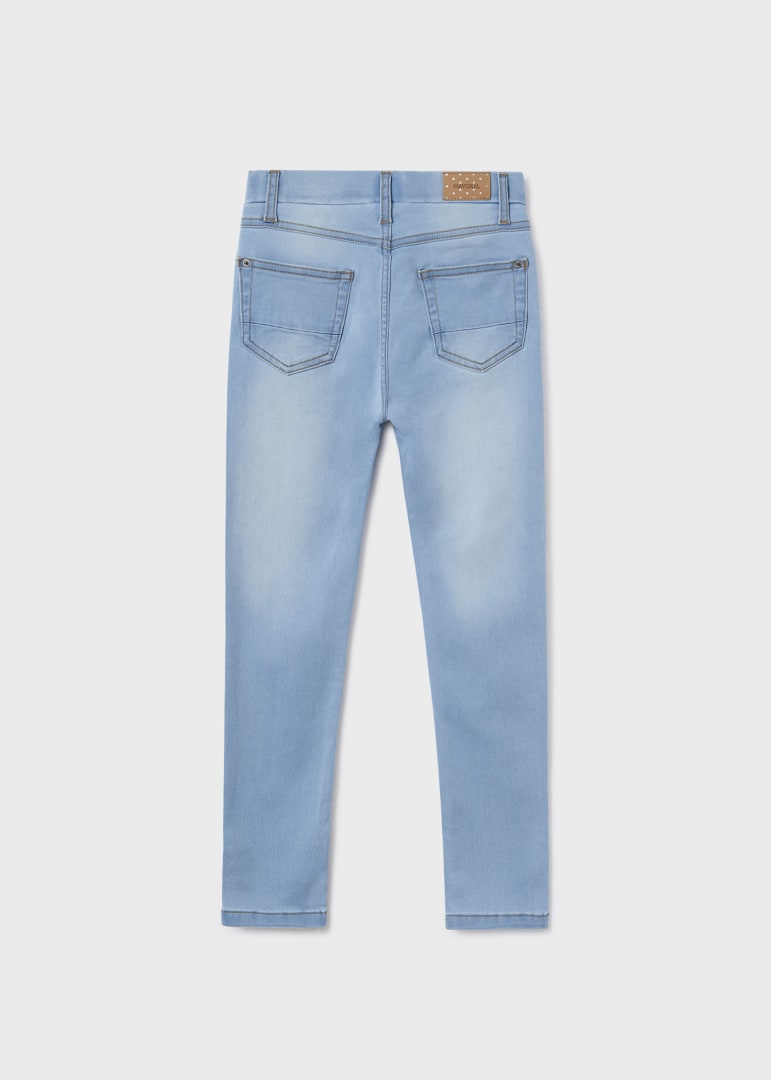 Jegging de mezclilla super skinny para chica MAYORAL Ref. 554/67 Claro