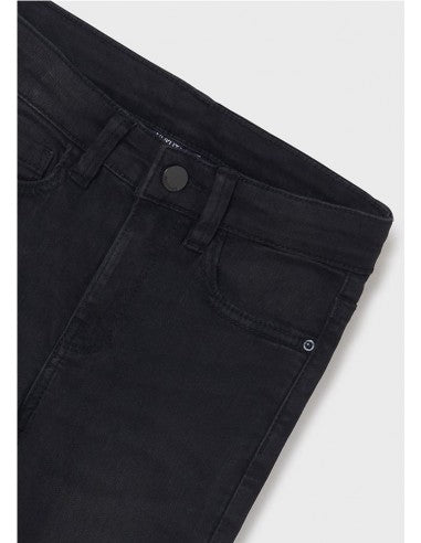Pantalon Tejano Slim Fit Basico SKU 516 Color 53 Negro