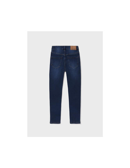 Pantalon Tejano Slim Fit Basico SKU 516 Color 52 Oscuro