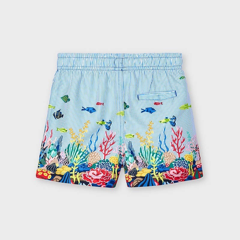 Bañador bermuda para niño Sku. 3650 Color 61 Celeste