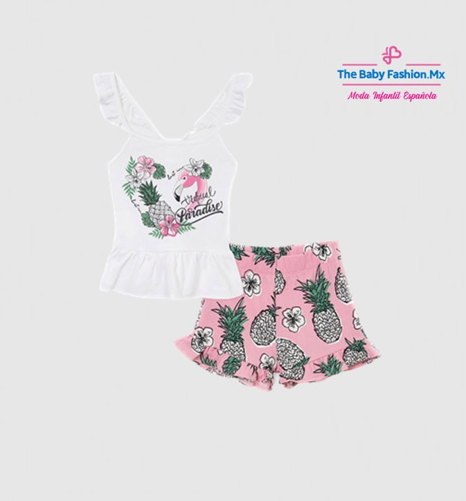 Conjunto 2 pz Falda Y Blusa para chica MAYORAL Ref. 6279/31 Camelia