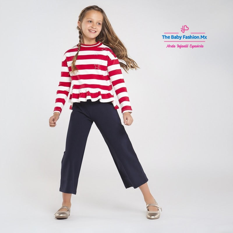Conjunto 2 pz sueter y pantalón para chica MAYORAL Ref. 7545/44 Carmin