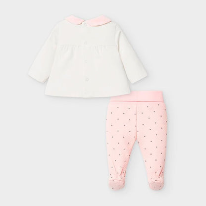 Pijama para bebé niña Conj. 2 pz MAYORAL Ref. 10/2548/15 Rosa baby