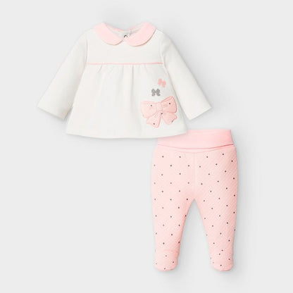 Pijama para bebé niña Conj. 2 pz MAYORAL Ref. 10/2548/15 Rosa baby