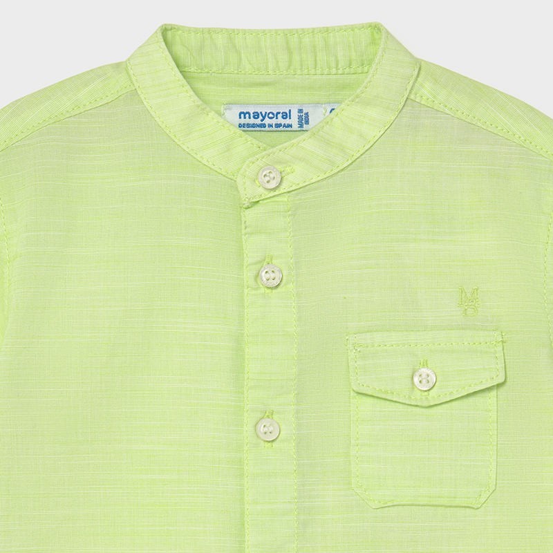 Camisa Cuello Mao Manga Corta MAYORAL Ref -1117-35 Menta