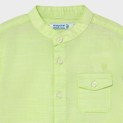 Camisa Cuello Mao Manga Corta MAYORAL Ref -1117-35 Menta