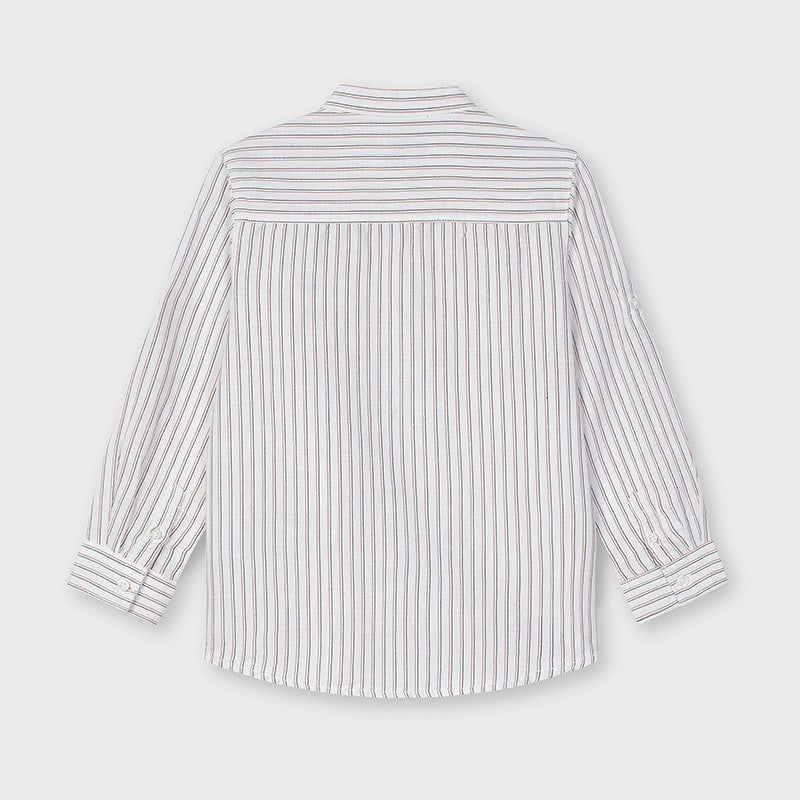 Camisa Cuello Mao Sku 3124 Color Arcilla