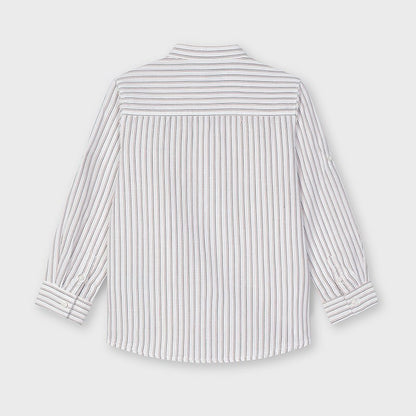 Camisa Cuello Mao Sku 3124 Color Arcilla